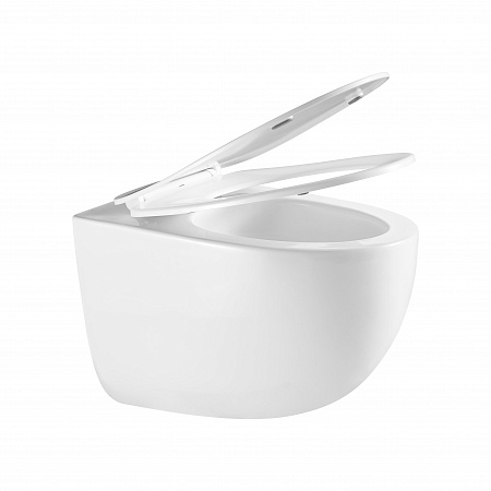 Подвесной унитаз безободковый Terminus Енисей Монолит 560х390 белый Жуковский - фото 7