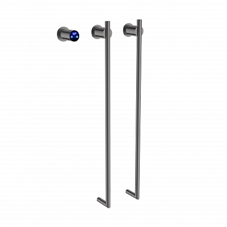 Рондо П2 350х760 электро Полотенцесушитель TERMINUS Оружейная сталь Жуковский - фото 1