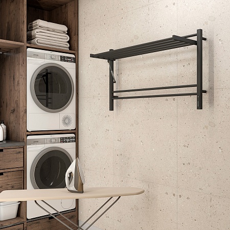 Горизонт П8 1000х600 электро КС ЧЕРНЫЙ МУАР Полотенцесушитель TERMINUS Жуковский - фото 4