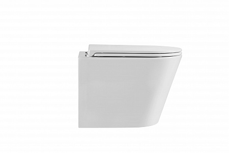 Подвесной унитаз безободковый Terminus Классик S 515х355 белый Жуковский - фото 4