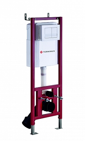 Система инсталляции для подвесного унитаза 400х1160 (4 в 1 с клавишей смыва) Terminus Жуковский - фото 2