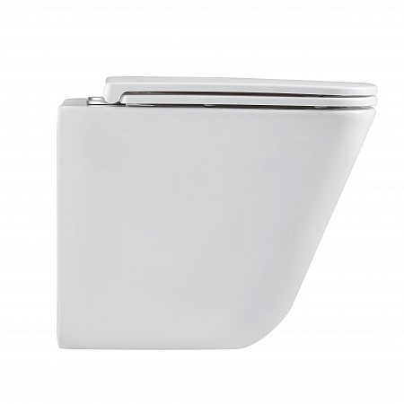 Подвесной унитаз безободковый Terminus Ватикан Монолит 490х340 белый Жуковский - фото 4