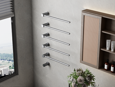 Аккорд П5 500х800 электро Полотенцесушитель TERMINUS Оружейная сталь Жуковский - фото 5