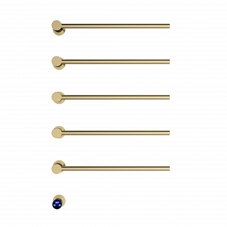 Аккорд П5 500х800 электро Полотенцесушитель TERMINUS Брашированное золото Жуковский - фото 2