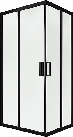 Душевой уголок слайдер Terminus Соренто 05 900х900х2000  квадрат чёрный Жуковский - фото 1