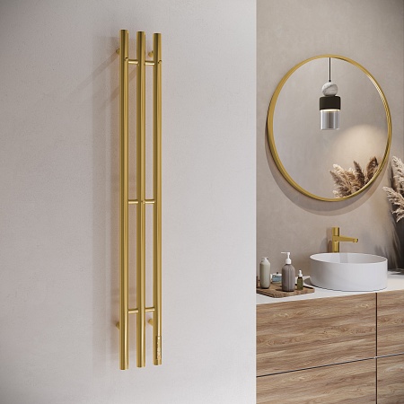 Стойка электро ТРЕС круг1200 TERMINUS Брашированное золото Жуковский - фото 3