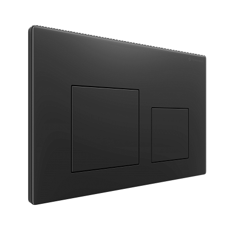 Клавиша смыва для инсталляции Terminus Классик кнопка квадрат цвет  чёрный матовый Жуковский - фото 2