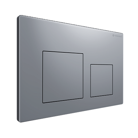 Клавиша смыва для инсталляции Terminus Классик кнопка квадрат цвет  хром Жуковский - фото 2