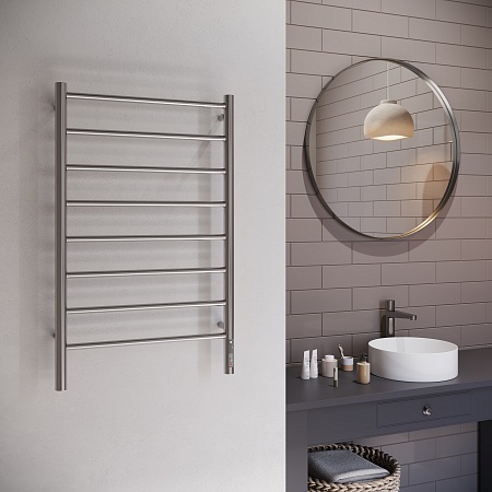 Аврора П8 500х850 Электро Полотенцесушитель TERMINUS Оружейная сталь Жуковский - фото 3