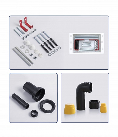 Система инсталляции для подвесного унитаза 400х1160 (4 в 1 с клавишей смыва) Terminus Жуковский - фото 5