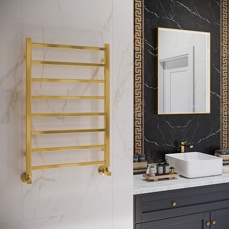 Ватикан П8 500х800 Полотенцесушитель TERMINUS Брашированное золото Жуковский - фото 3