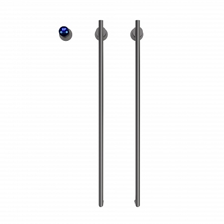 Рондо П2 350х760 электро Полотенцесушитель TERMINUS Оружейная сталь Жуковский - фото 2