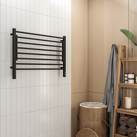 Горизонт П8 800х600 электро КС ЧЕРНЫЙ МУАР Полотенцесушитель TERMINUS Жуковский - фото 3