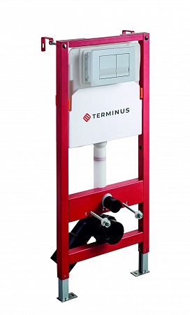 Система инсталляции для подвесного унитаза  500х1125 (4 в 1 с клавишей смыва) Terminus  Жуковский - фото 2