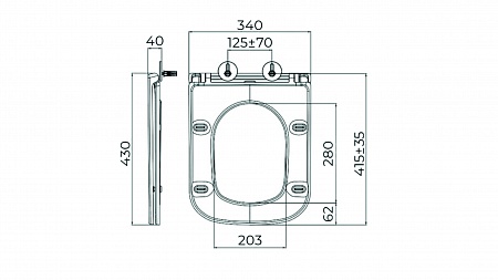 Сиденье для унитаза Terminus Ватикан цвет белый Жуковский - фото 7