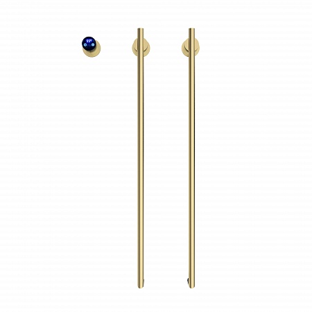 Рондо П2 350х760 электро Полотенцесушитель TERMINUS Брашированное золото Жуковский - фото 2