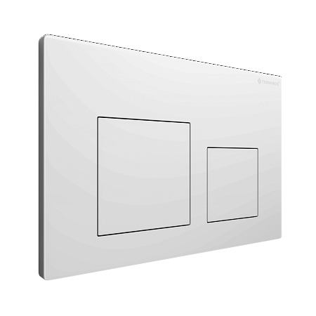 Клавиша смыва для инсталляции Terminus Классик кнопка квадрат цвет белый Жуковский - фото 2