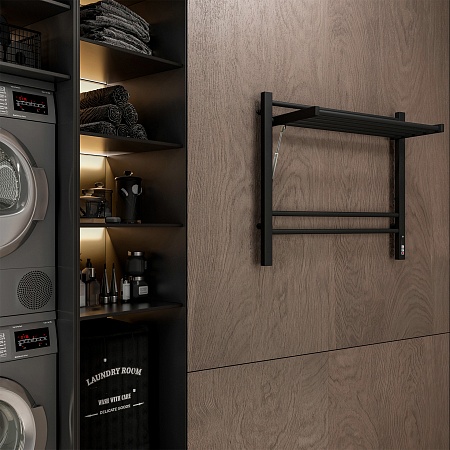 Горизонт П8 600х600 электро КС ЧЕРНЫЙ МУАР Полотенцесушитель TERMINUS Жуковский - фото 4