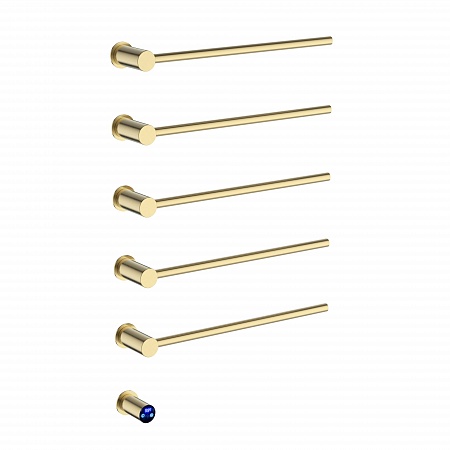 Аккорд П5 500х800 электро Полотенцесушитель TERMINUS Брашированное золото Жуковский - фото 1