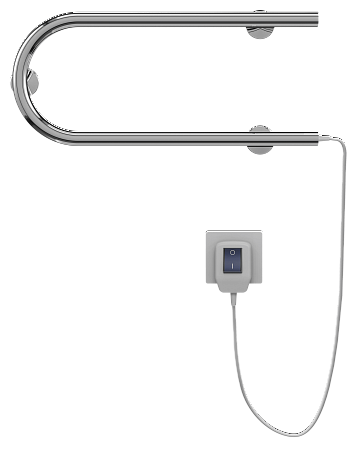 Электро 25 П-обр 600х200 Полотенцесушитель  TERMINUS Жуковский - фото 2