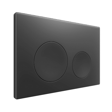 Клавиша смыва для инсталляции Terminus Классик кнопка круг цвет воронёная сталь Жуковский - фото 2