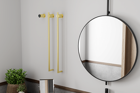 Рондо П2 350х760 электро Полотенцесушитель TERMINUS Брашированное золото Жуковский - фото 6