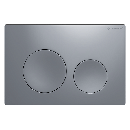 Клавиша смыва для инсталляции Terminus Классик кнопка круг цвет хром Жуковский - фото 1