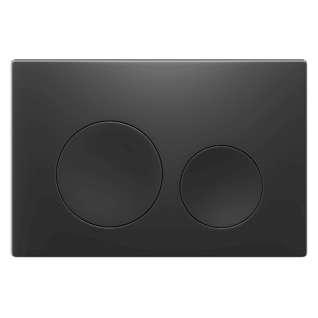 Клавиша смыва для инсталляции Terminus Классик кнопка круг цвет воронёная сталь Жуковский - фото 1