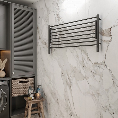 Горизонт П8 1200х600 электро КС ЧЕРНЫЙ МУАР Полотенцесушитель TERMINUS Жуковский - фото 3