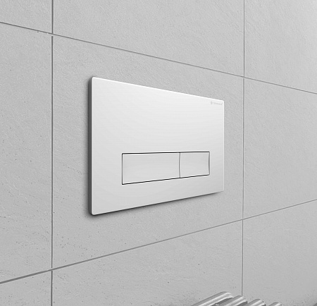 Клавиша смыва для инсталляции Terminus Классик кнопка прямоугольник цвет белый Жуковский - фото 3