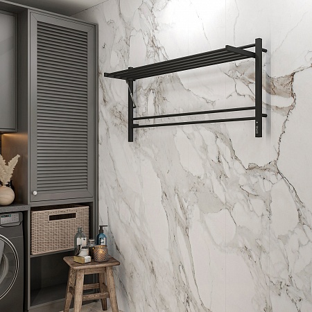 Горизонт П8 1200х600 электро КС ЧЕРНЫЙ МУАР Полотенцесушитель TERMINUS Жуковский - фото 4