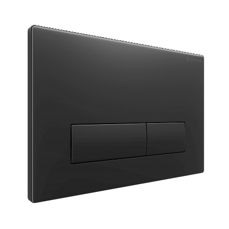 Клавиша смыва для инсталляции Terminus Классик кнопка прямоугольник цвет чёрный матовый Жуковский - фото 2