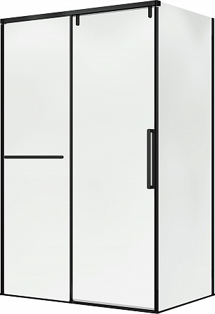 Душевой уголок слайдер Terminus Альба 02 900х1200х2200  прямоугольник чёрный Жуковский - фото 1